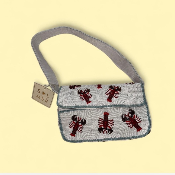 STAUD Handbags - TikTok Viral Beaded Lobster Shoulder Bag - NWT